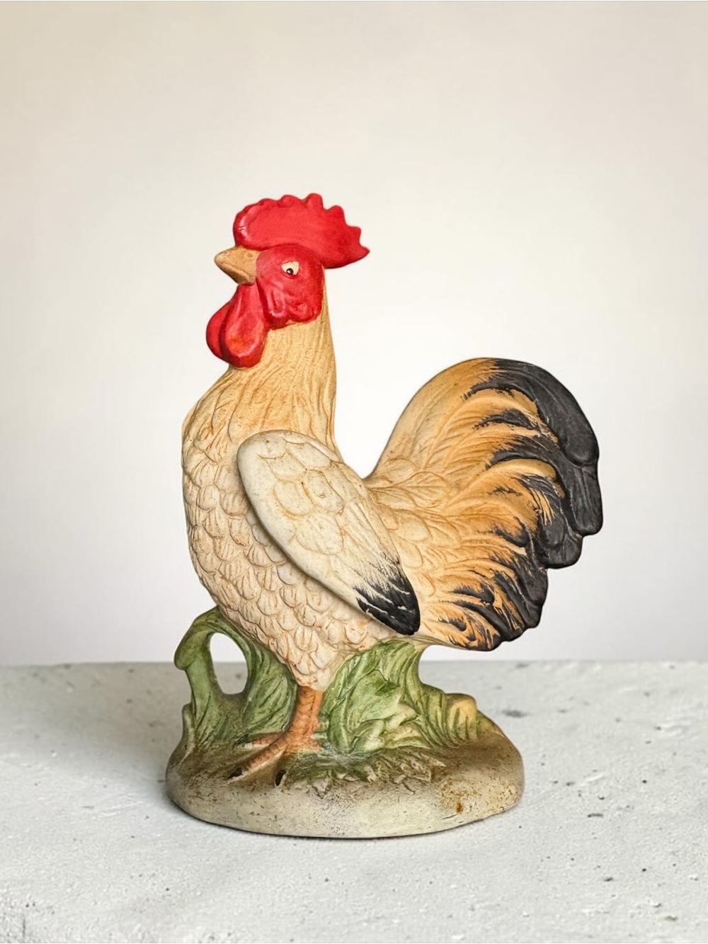 Homco Rooster Figurine Farm Animal Country Chicken Home Interiors #1446